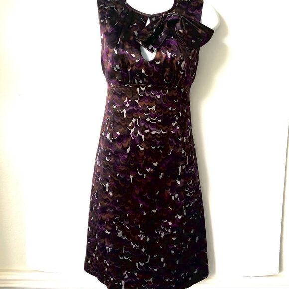 NANETTE LEPORE SILK JEWEL TONE DRESS - Picture 2 of 8